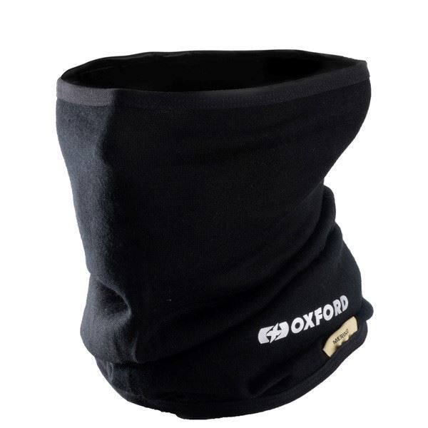 OXFORD NECK TUBE MERINO BLACK Κάλλυμα Λαιμού CA125