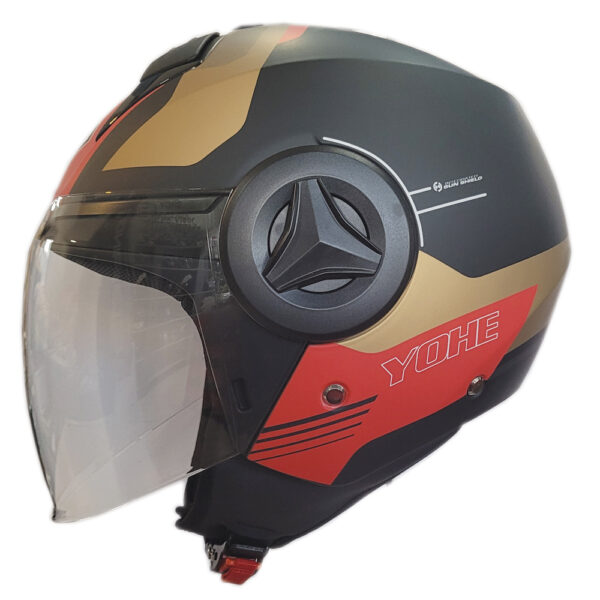 YOHE P5 BLACK-GOLD-RED MATT