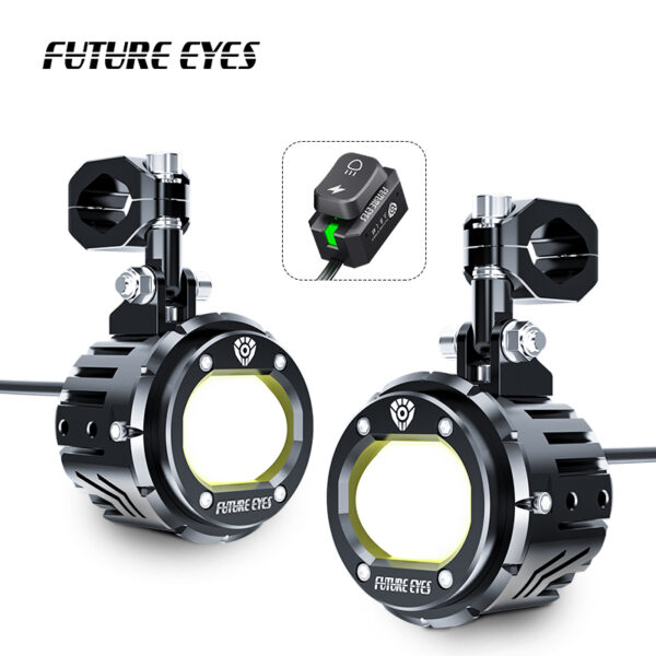 ΠΡΟΒΟΛΑΚΙΑ ΜΗΧΑΝΗΣ LED ΥΨΗΛΗΣ ΙΣΧΥΟΣ FUTURE EYES F20P ΚΙΤΡΙΝΟ-ΛΕΥΚΟ