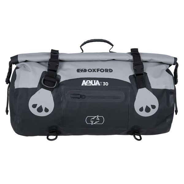 Oxford Aqua T-30 Roll Bag- Grey/Black OL481