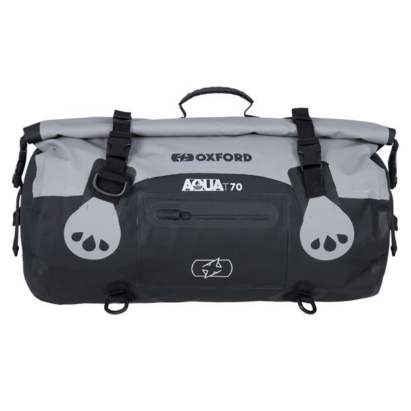 Oxford Aqua T-70 Roll Bag Grey/Black OL483