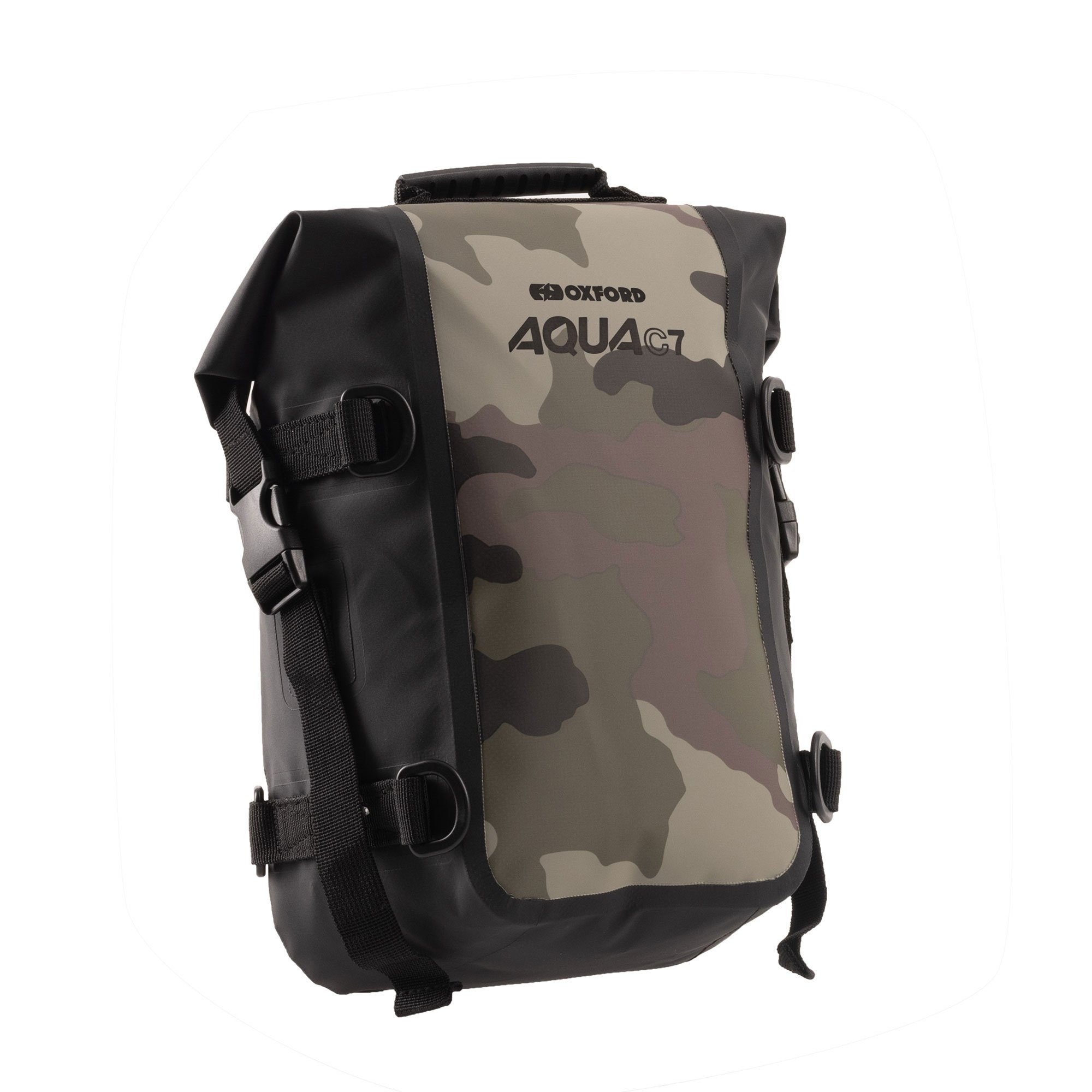 Oxford Aqua C7 Crash Bar Bag 7lt Camouflage OL478