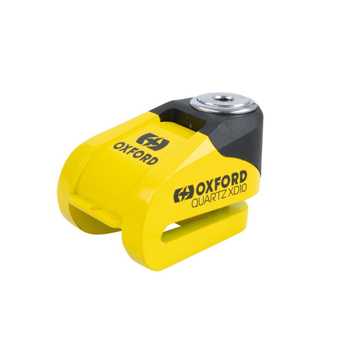 OXFORD - ΚΛΕΙΔΑΡΙΑ ΔΙΣΚΟΦΡΕΝΟΥ 10MM Quartz XD10 Disc Lock Yellow/Black LK209 