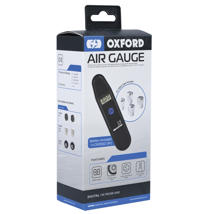 ΨΗΦΙΑΚΟ ΜΑΝΟΜΕΤΡΟ OXFORD  AirGauge digital pressure gauge OX752 