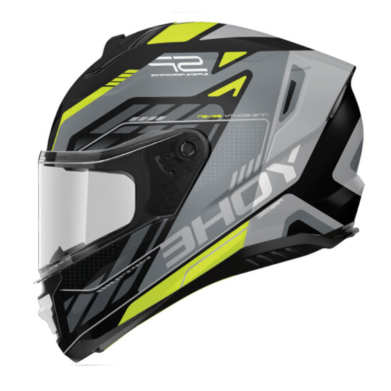 YOHE 987 G9F BLACK-YELLOW FLUO MATT