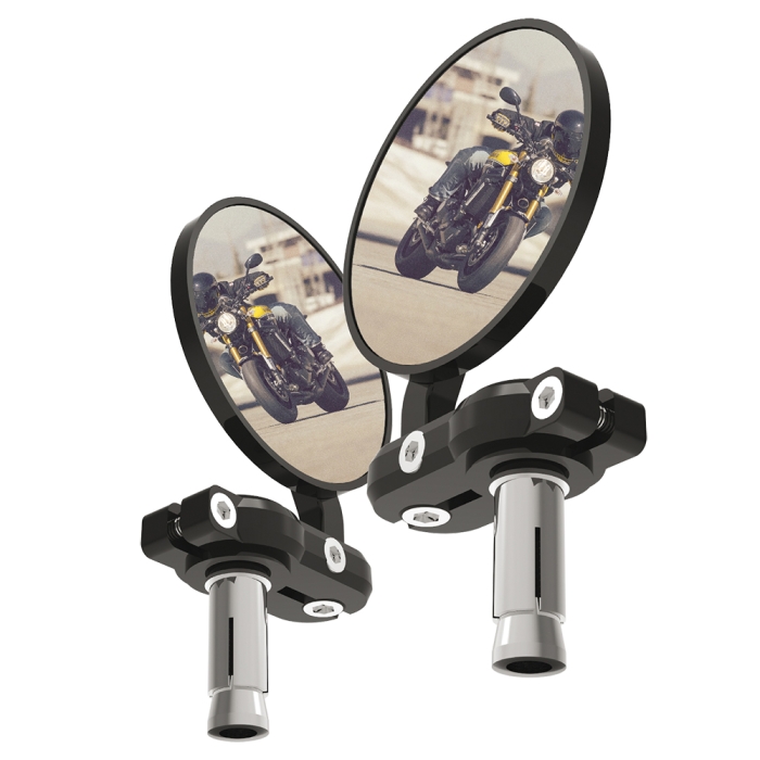 ΚΑΘΡΕΠΤΕΣ ΑΝΤΙΒΑΡΟΥ OXFORD BarEnd Mirrors - Black ΖΕΥΓ OX577 