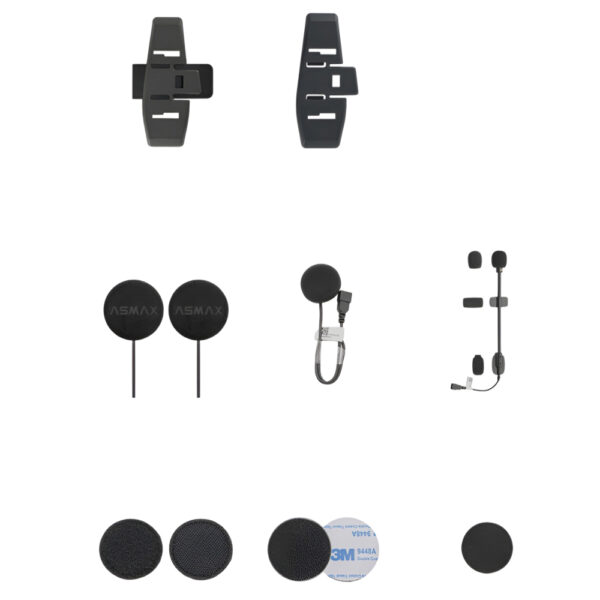 ASMAX S2 A/B, AUDIO-CLAMP KIT, ΒΑΣΗ-ΜΙΚΡΟΦΩΝΑ-ΗΧΕΙΑ