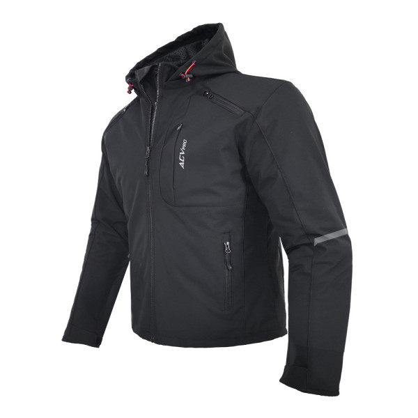 AGVPRO URBANO-DR -OVERSIZE- ΜΠΟΥΦΑΝ ΜΗΧΑΝΗΣ SOFT SHELL ΜΑΥΡΟ